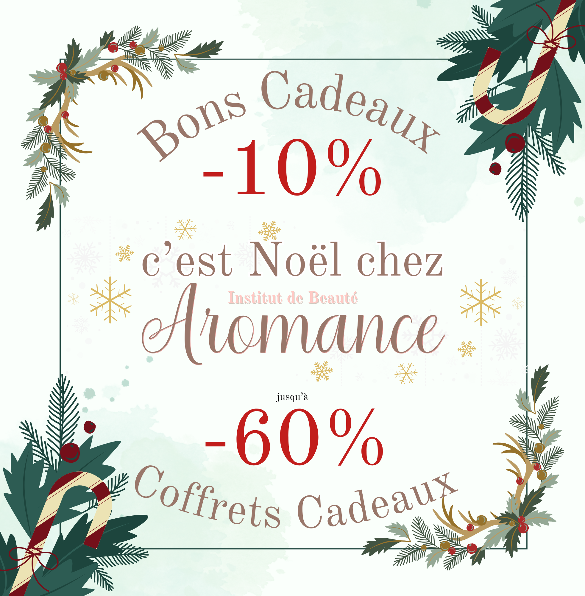 Promotion noel 2023 -10% sur les bons cadeaux et jusqu'à -60% sur les coffrets cadeaux 