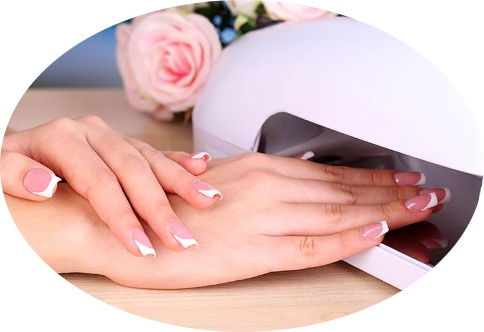 vernis semi permanent french manucure institut de beauté aromance montauban